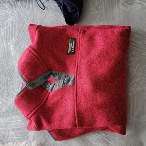 LLBean ladies sweater fleece